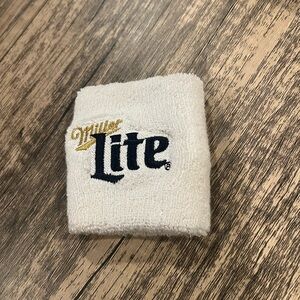 Miller Lite Beer White Wristband